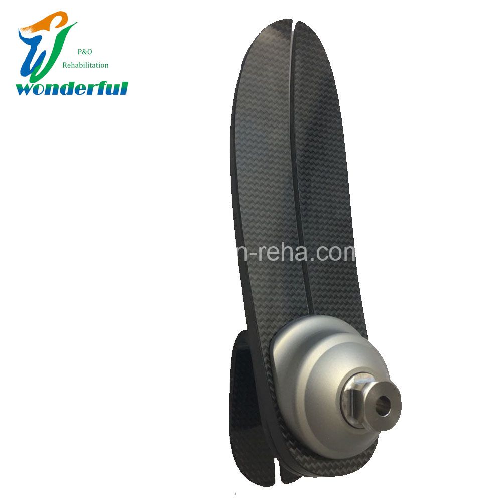 Low Ankle Carbon Fiber Elastic Foot With SS Adapter