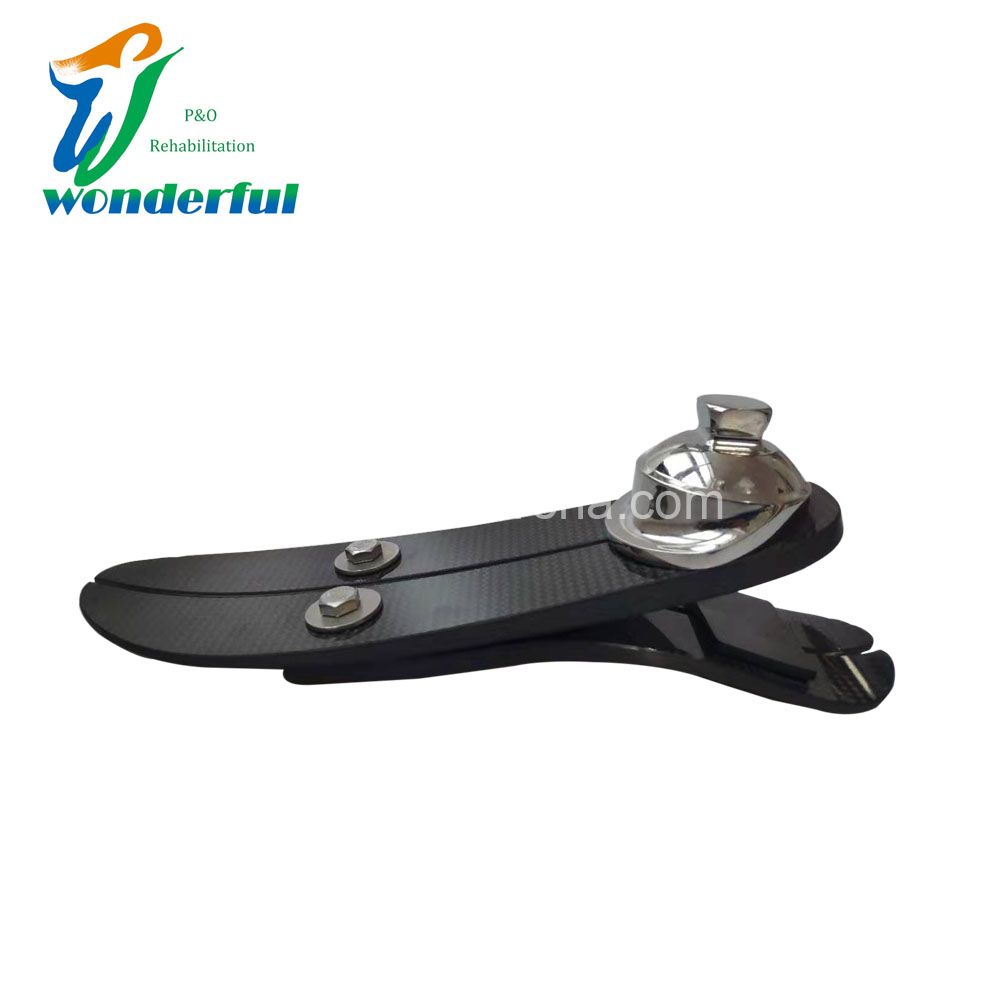 Low Ankle Carbon Fiber Elastic Foot With Titanium Adapter