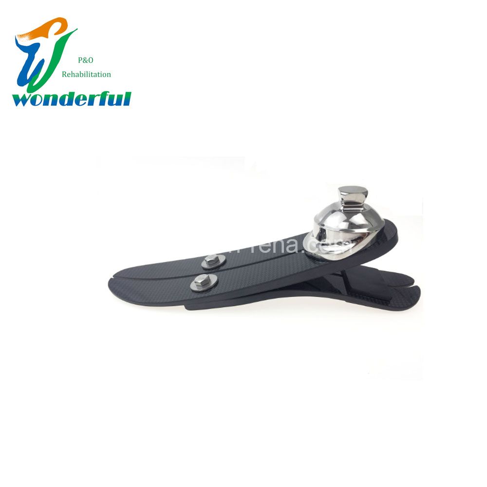 Low Ankle Carbon Fiber Elastic Foot With Titanium Adapter