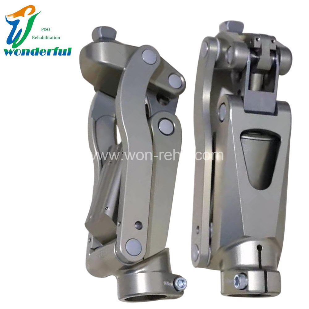 Seven-Bar Linkage Pneumatic Knee Joint