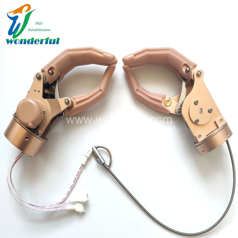 Cosmetic Mechanical Hand With Wire Control