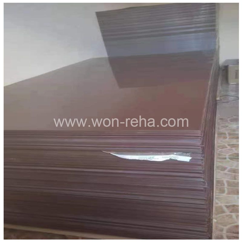 High Quality Orthopedic Brown color PP Sheet For Prosthetic Leg Orthopedic Plate