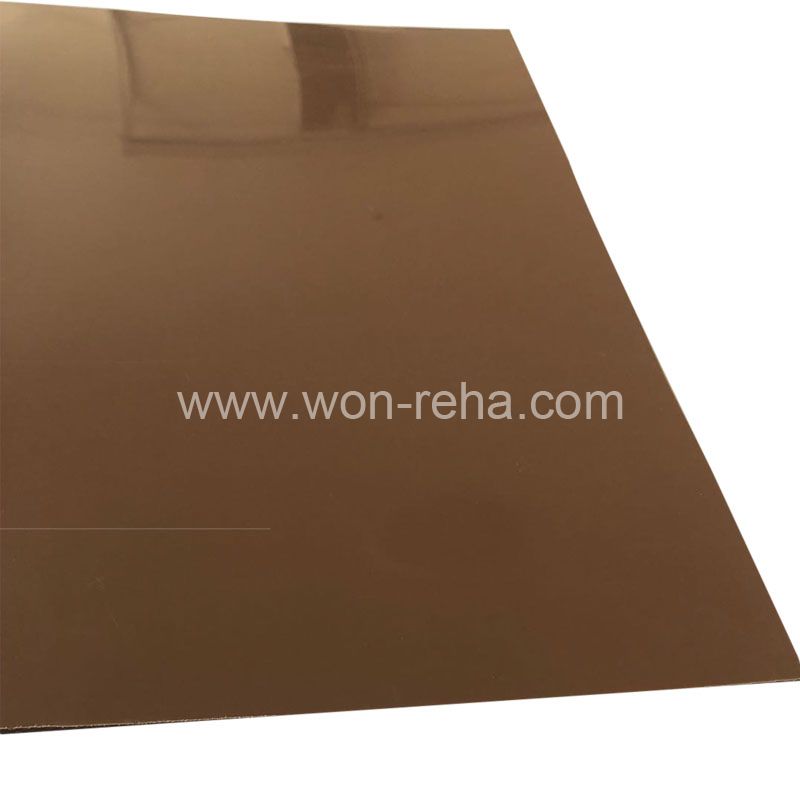 High Quality Orthopedic Brown color PP Sheet For Prosthetic Leg Orthopedic Plate