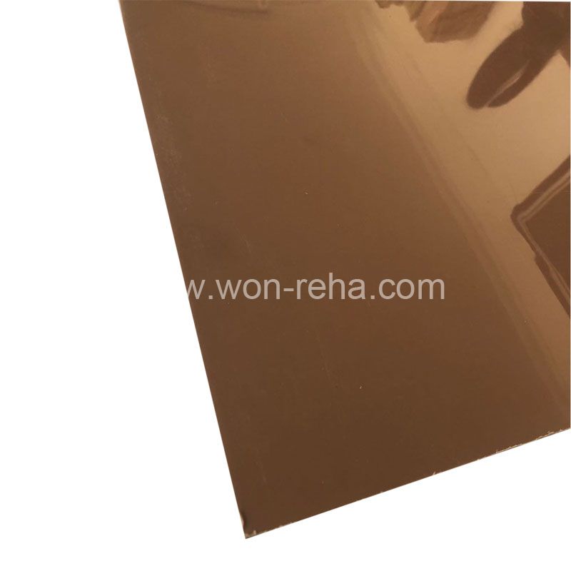 High Quality Orthopedic Brown color PP Sheet For Prosthetic Leg Orthopedic Plate