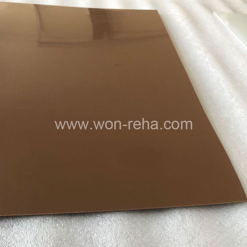 High Quality Orthopedic Brown color PP Sheet For Prosthetic Leg Orthopedic Plate